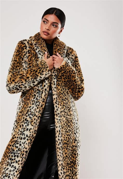 leopard print long jacket